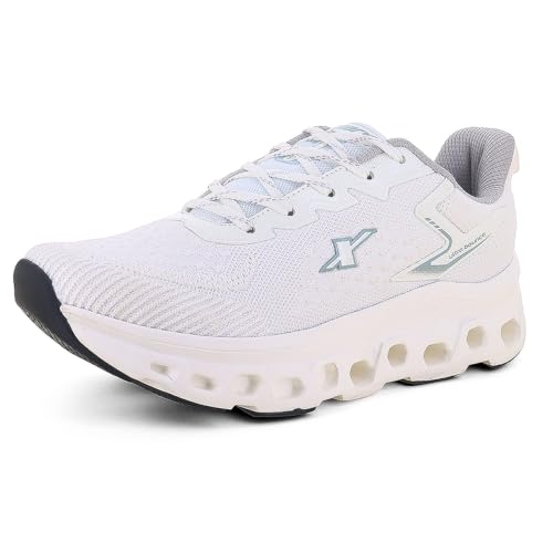 Image of SPARX Sports Running Shoes for Men - Lightweight Breathable Lace-Up Athletic Shoes with Cushioned Comfort, Shock Absorption, Durable Grip, Flexible Sole & Everyday Walking Performance
