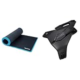 Roccat Taito Control XXL Gaming Mauspad (Total-Control Oberfläche, extra Stark Vernähter Rand, 860mm x 330mm x 3.5mm) & Apuri Raw - Gaming Maus Bungee mit Zero Drag, schwarz