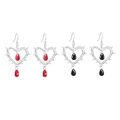 D3:2pcs Goth Earrings