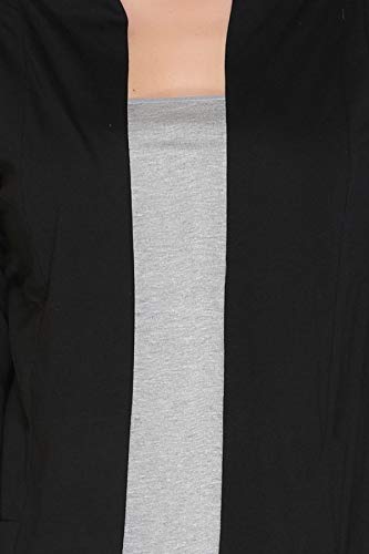 Image of In Love Women's Cotton Blend Front Open Shrug with Pockets | Cotton fabric - lightweight front-open shrug for summer layering