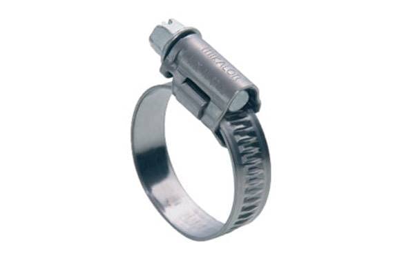 Collier asfa-l W1 dIN3017 diamètre 12-22 zingué pour serrage de durite