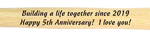 Personalized Laser Engraved Wood Handle Hammer, Valentines Gifts, Gifts For Men, 5Th Anniversary Gifts For Him, Anniversary Gifts For Men #TOP3