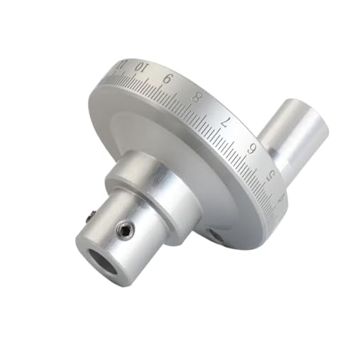 Poignée de réglage de machine-outil avec volant gradué 50mm trou 12mm