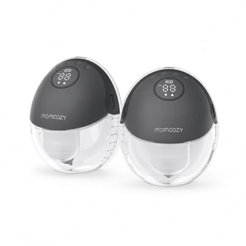Momcozy M6 Sacaleches Eléctrico Manos Libres, 295 mmHg, 3 Modos 9 Niveles