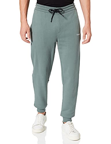 Calvin Klein Herren SMALL Logo Sweatpant Trainingshose, Balsamgrün, 31-35