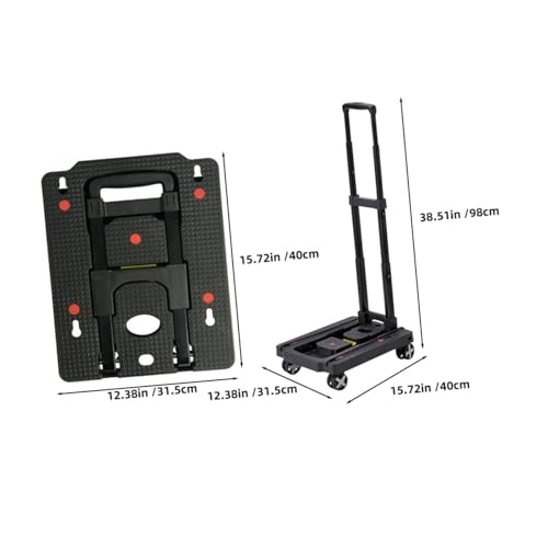 Carrito plegable de plataforma 98x40x31.5 cm miniatura 2