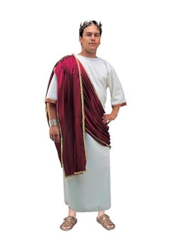 RG Costumes Men's Caesar The, White/Red, One Size