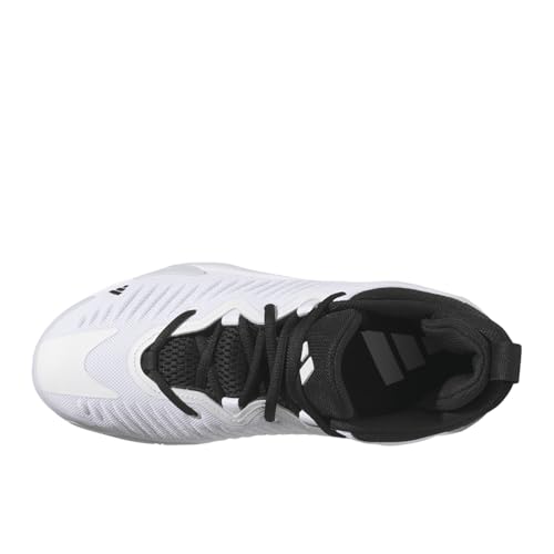 Image of adidas Mens Initiation Basketball Sneakers Shoes - White
