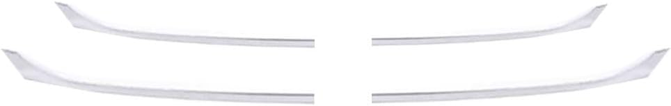 Car Front Bumper Grille Molding Cover Trim Fit for Toyota Camry New 9th 2025,Exterior Accessories Center Grill Strip Decoration 4pcs (Chrome)