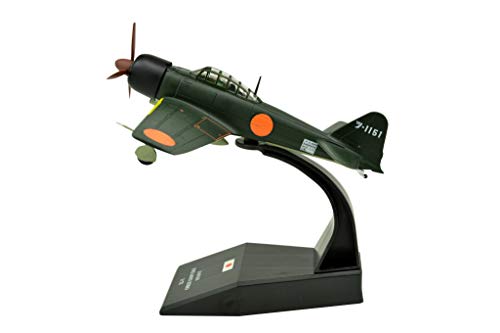 Tang Dynasty(Tm) 1:72 A6M3 Zero Fighter Metal Plane Model, World War Ii Japanese Navy 1942, Military Airplane Model,Diecast Plane,For Collecting And Gift #TOP19