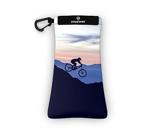Image of GOGGLESOC Sunnysoc Sunglass Case - Stretch Microfiber, Scratch Protection, Slim Sleeve, Soft Touch - Travel, Protection