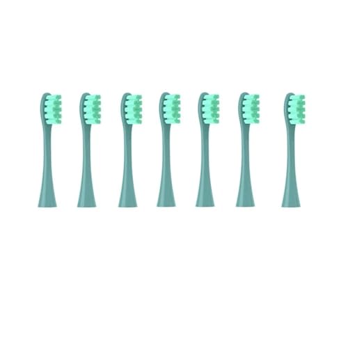 �u���V�w�b�h�AOclean�AFlow/X/X PRO/ Z1/ F1/ One/Air 2 /SE �\�t�g���g���u���V�^��f���|���� 7 �����w�b�h�ƌ݊�������(7pcs Green)