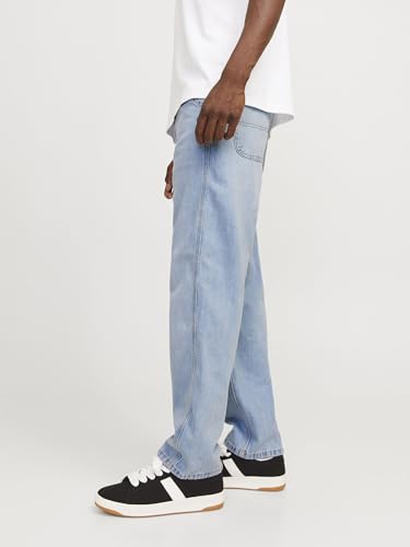 JACK & JONES JJIEDDIE JJWORKER MF 040 Locker Geschnitten Blau 31/30 – Ansicht 7