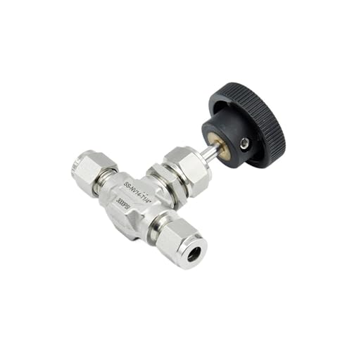 Vanne à aiguille double virole contrôle micrométrique des fluides