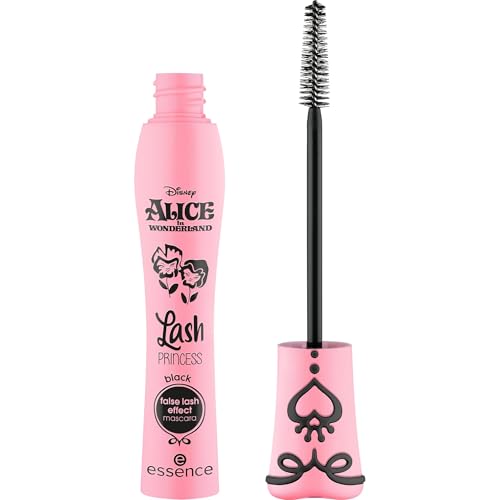 essence Disney Alice in Wonderland Lash PRINCESS false lash effect mascara, Nr. 01, volumengebend, schwunggebend, vegan, ohne Mikroplastikpartikel, Nanopartikel frei, ohne Parfüm, 1er Pack (12ml)