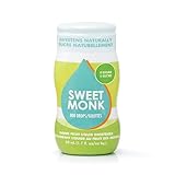 SweetMonk - 100% Pure Original Monk Fruit Liquid Sweetener Sugar Substitute - 1.7oz | No Water Added MonkFruit Extract | Zero Calorie Keto Friendly MonkFruit Drops | Vegan, Gluten Free | No Stevia