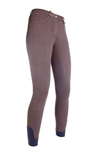 Pantalon équitation fille HKM Kate fond silicone culotte classique poney