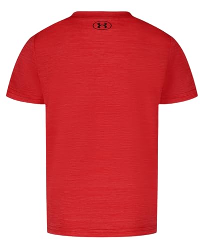 Image of Under Armour Boys Short Sleeve Core Graphic T-Shirt, Lightweight & Breathable, Relaxed Fit