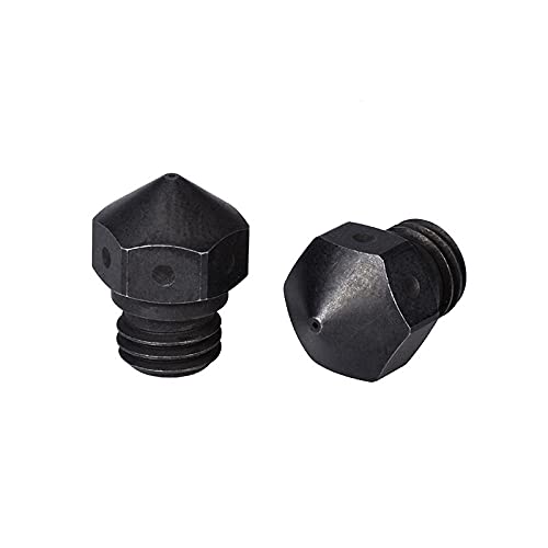 Lysee 3D Printer Parts & Accessories - 3D Printer Accessories MK10 Hardened Steel Nozzle Nozzle extruder tip - (Color: 1.75 0.2mm)