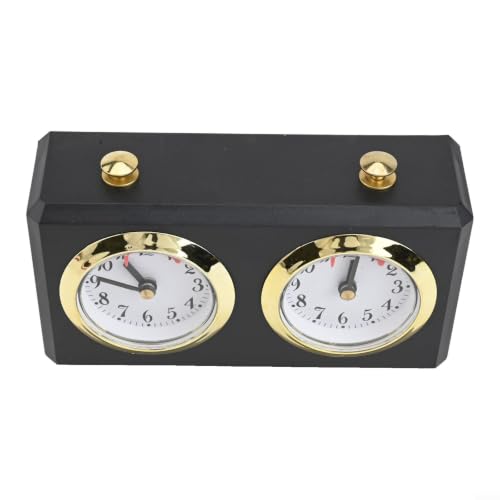 Shophubio Mechanical Chess Timer Competition Analog Clock Dual