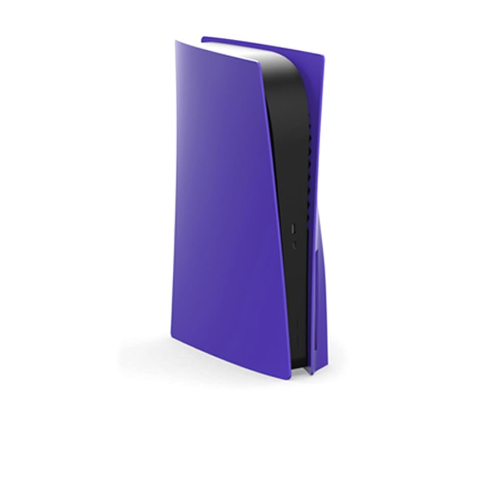 Funda para consola PS5 para disco y ediciones digitales, para PlayStation 5, accesorio de consola fácil de instalar (CD-ROM, morado oscuro)