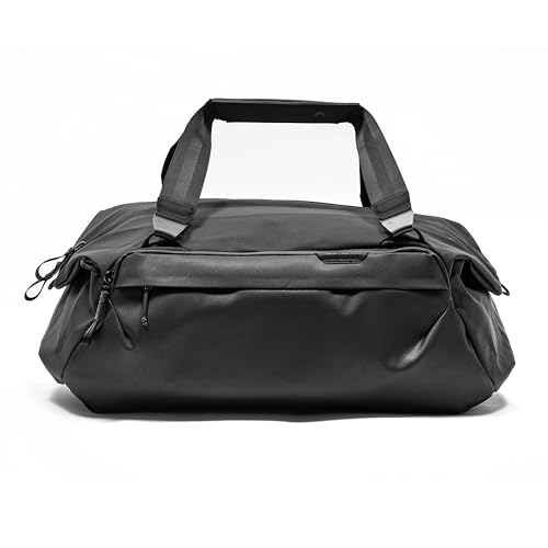 Peak Design Travel Duffel 35L, Color Options, Extra-Wide Single Zip Access, Weatherproof Shell, External Pockets, Fits Packing Cubes & Camera Cubes, For Weekend Trips, Versatile Duffel Bag for Travel