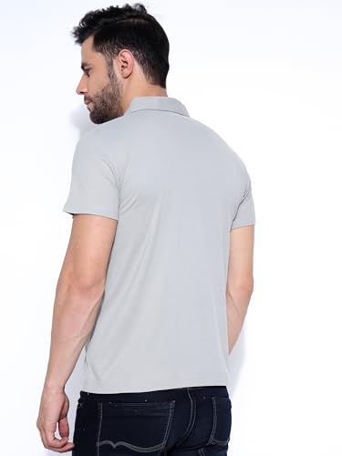 Image of Honky Tonky Men's Regular Fit Polo Neck Half Sleeve Printed Casual T-Shirt | Polo T-Shirt for Men