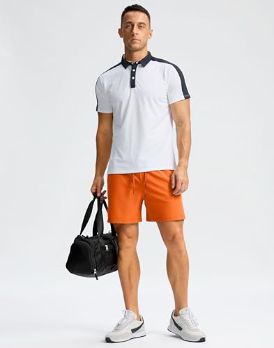 Image of Soothfeel Men's Running Shorts with Zipper Pockets 9 inch / 7 inch / 5 inch Quick Dry Eight Basketball Gym Workout Athletic Shorts