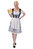 Photo Gallery moygor dirndl – vestito da donna per oktoberfest, bianco blu, s Photo Gallery moygor dirndl – vestito da donna per oktoberfest, bianco blu, s