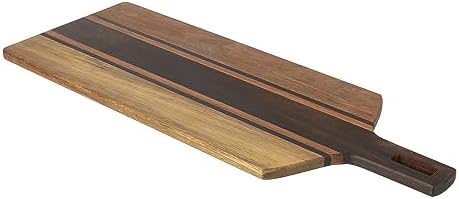 Kenmore San Ysidro 26.5" x 10" Acacia Wood Cutting and Serving Charcuterie Board W/Handle