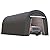 Wisteria Lane Domed Carport, Portable Garage with 2 Roll up Doors, Heavy Duty Car Canopy Party Tent, All-Season Storage Shelter Shed Carport for Motorcycle, Boat, Truck, or Garden Tools, 10' x 20'