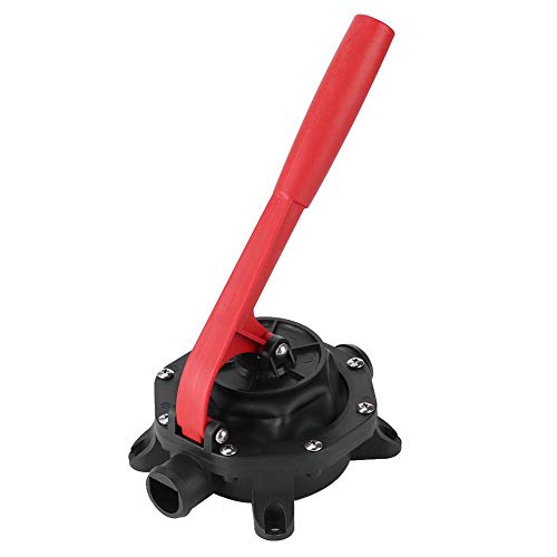 Qiilu Manual Diaphragm Pump,Plastic Handle Marine Manual Diaphragm Hand Bilge for Boat Yacht SFDHP-G720-01 - Image 4