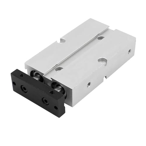 Cilindro neumático de aleación de aluminio TN20 con doble vástago resistente 3