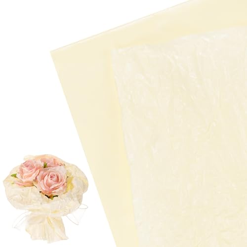 Papier cadeau floral nacré pour sublimer l'émotion de vos messages fleuris