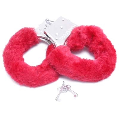 Algema Regulável com Chave e Pelúcia Atóxica (VERMELHO)