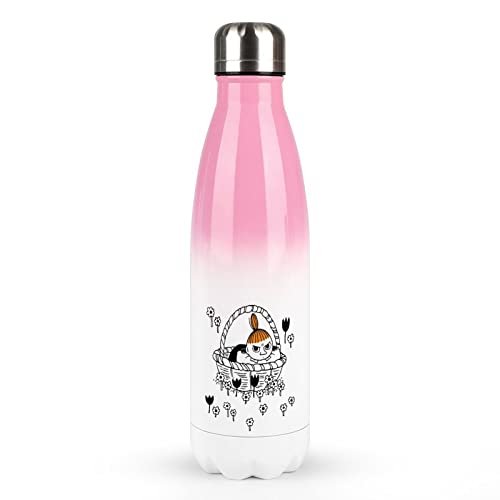 水筒 ステンレスボトル ムーミン リトルミイ 魔法瓶 ウォーターボトル 炭酸ボトル マグボトル 真空断熱 保温 保冷 おしゃれ フィットネス スポーツ ジム用 登山 男女兼用 子供 漏れ防止 大容量 持ち運びが簡単 おしゃれ 500ml