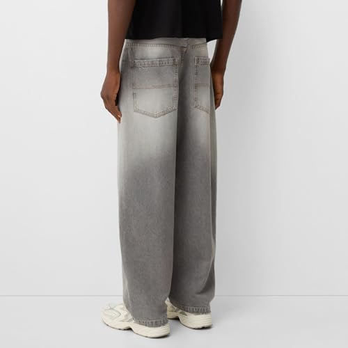 Men's Loose Fit Baggy Jeans Vintage Trousers Casual Streetwear Wide Leg Hip Hop Oversized Denim Pants3