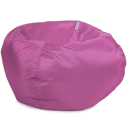 Big Joe Classic Bean Bag Chair for Kids Bedroom and Reading Nook, Easy-Clean Radiant Orchid, Durable Nylon Polyester Blend, 2 feet Refillable by Big Joe - Image 9
