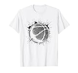 Basketball Ball Zeichnung Basketballmannschaft Freizeitsport T-Shirt