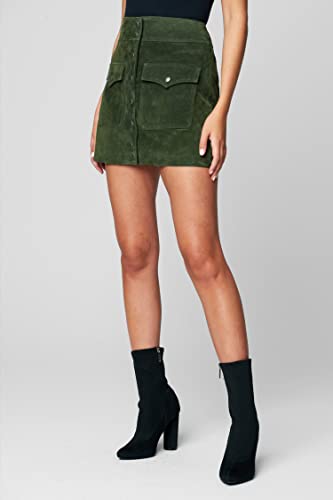 [BLANKNYC] Womens Flap Patch Pocket Mini Skirt3