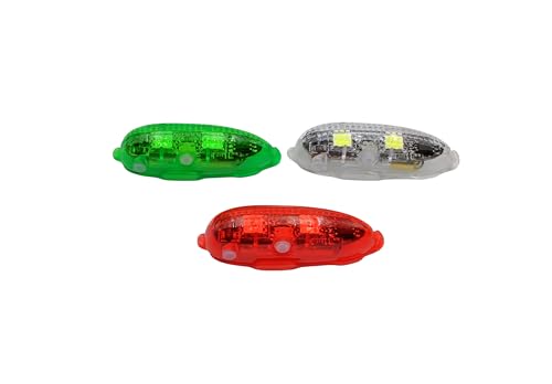 Upgrade V3 Crazy Light Waterproof LED Light Kit for RC Plane Seaplane Jet Airplane Fix Wing Quadcopter, Rechargeable Drone Lights with 3 Mode, Super mini Strobe Lights for Night Flight