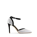  Modelisa - Zapatos De Tacón Fino para Fiesta De Mujer (Plata, 40 EU, 40)