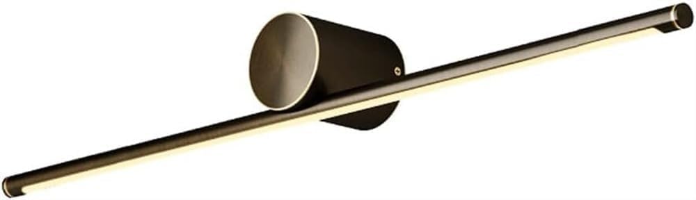 Luminaires de salle de bain LED en laiton brossé au design moderne et épuré