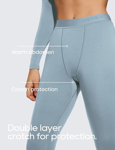 CRZ-YOGA-Soft-Thermal-Underwear-Sets-for-Women-Lightweight-Long-Johns-Base-Layer-Pajamas-Warm-Top-Bottom