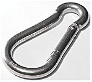 Baron 1/4 in. Dia. x 2-1/2 in. L Stainless Steel Spring Snap 80 lb.