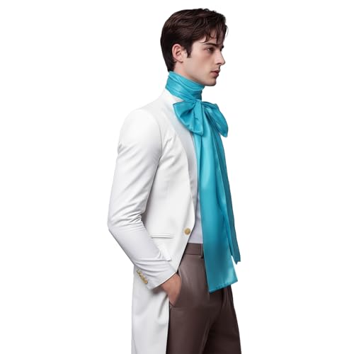 Image of COSDREAMER Mens Renaissance Scarf Jabot Cravat Costume Collar