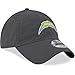 New Era NFL Core Classic 9TWENTY Graphite Adjustable Hat Cap - One Size (US, Alpha, One Size, Los Angeles Chargers)