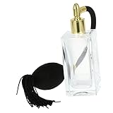 CLISPEED Mehrzweck Parfümflasche 50ml Nachfüllbare Glas Sprühflasche Mit Zerstäuber Für Parfüm Kosmetik Und Hautpflege Für Reisen Damen Und Herren Langlebiges Glasdesign