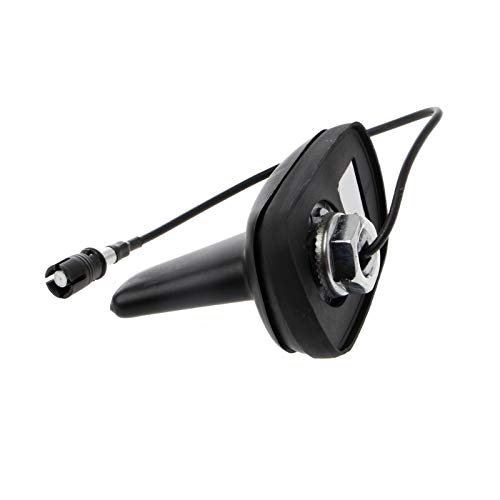 Antena corta tipo aleta de tiburón con soporte de techo para radio coche 4