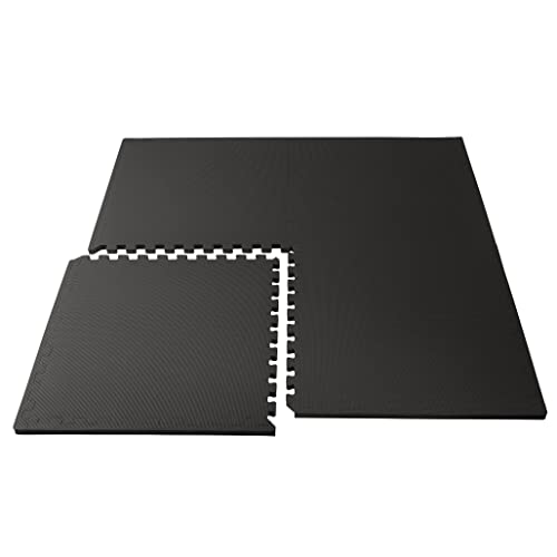 We Sell Mats Tapete de Piso para Ejercicio Multipropósito de 1 pulgada de Grosor con Espuma EVA, Baldosas Ensamblables, Antifatiga para Hogar o Gimnasio, 24 in x 24 miniatura 4